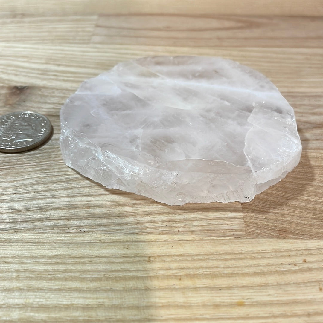 Rose Quartz Slice