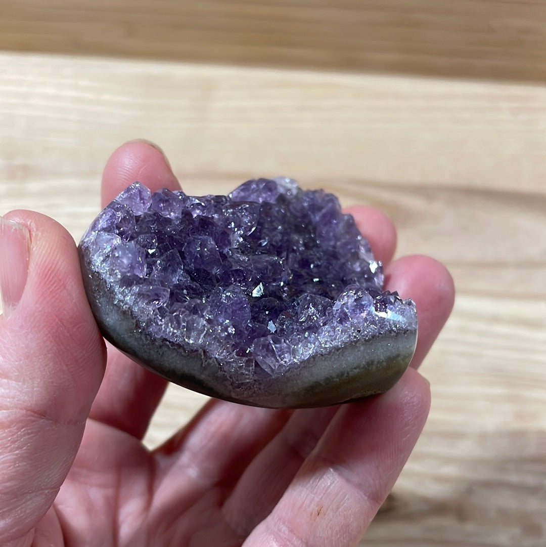 Amethyst Hearts Druzy