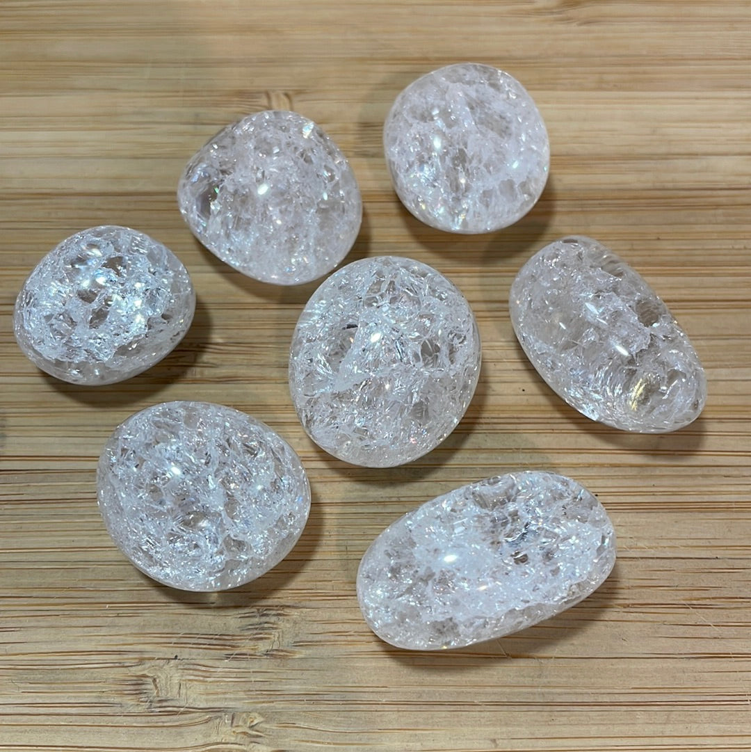 Crackle Quartz Tumblestones