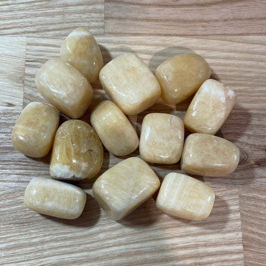Orange Calcite Tumblestone