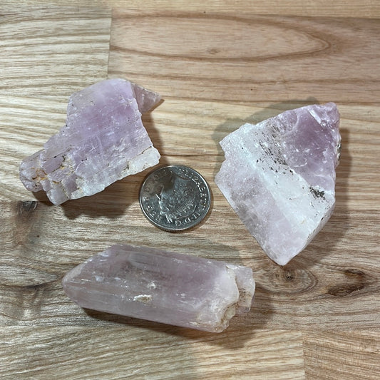 Kunzite A and AA Grade Raw