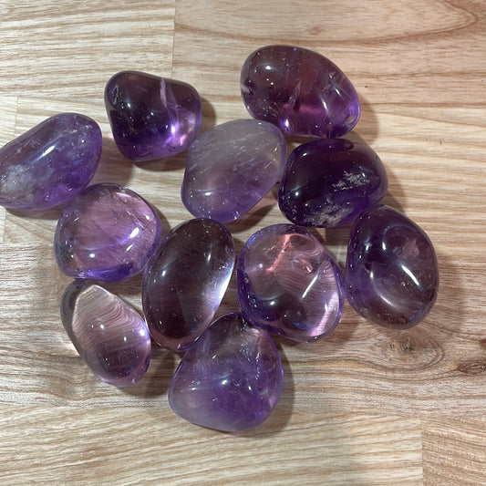 Amethyst Tumblestone A Grade Large