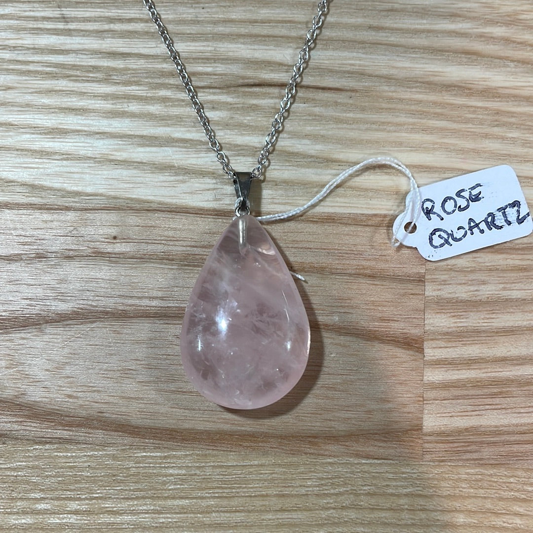 Rose Quartz Pendant (Large)