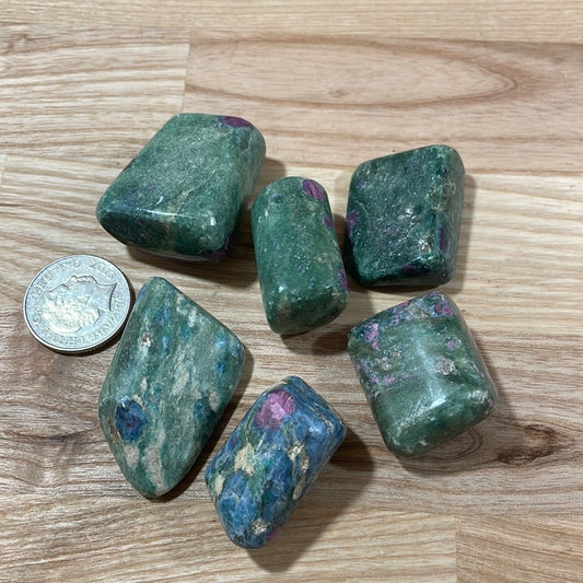 Ruby Fuschite Tumblestone