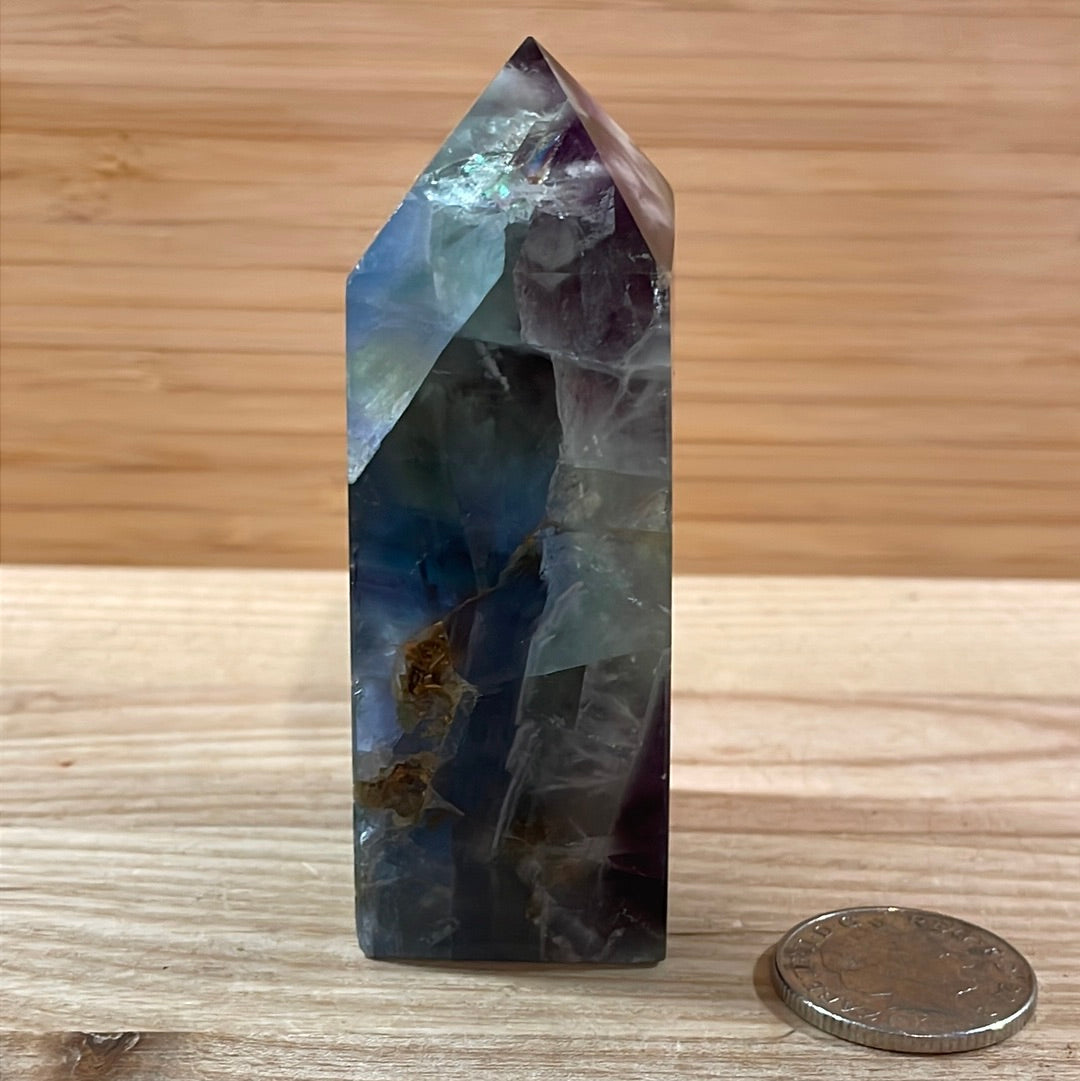 Feather Fluorite Points