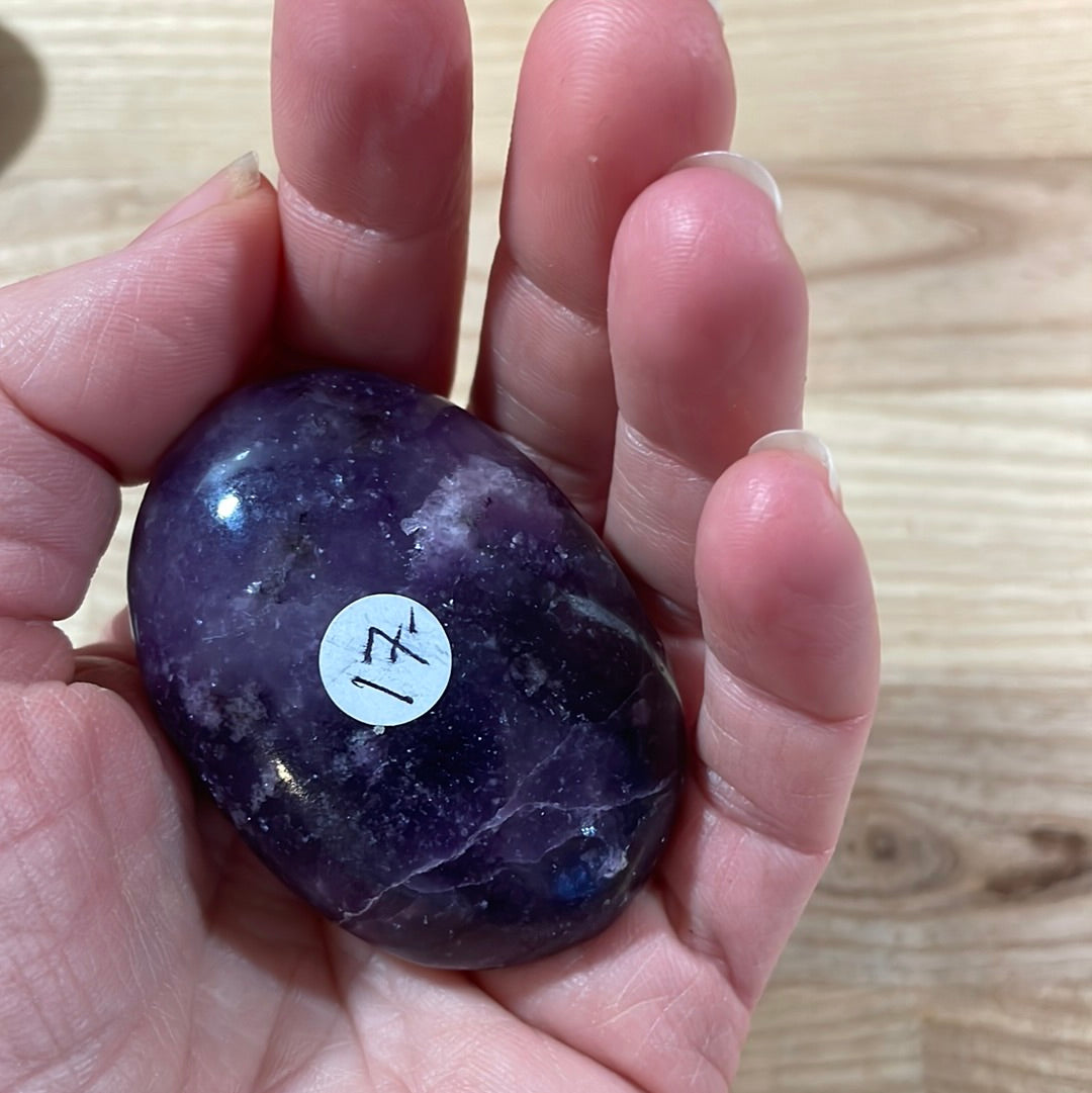 Lepidolite Palmstone