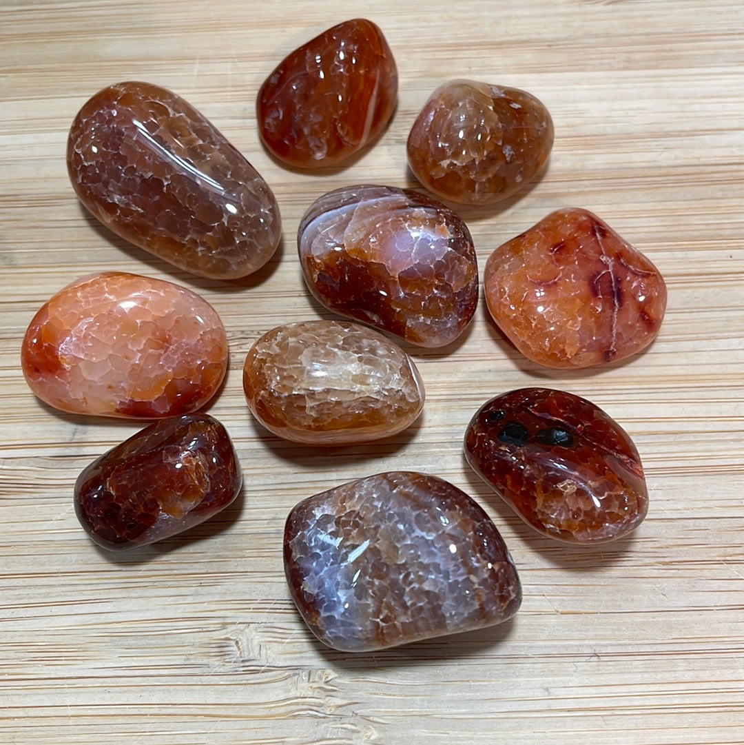 Fire Agate Tumblestone