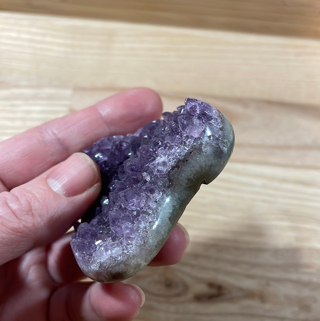 Amethyst Hearts Druzy