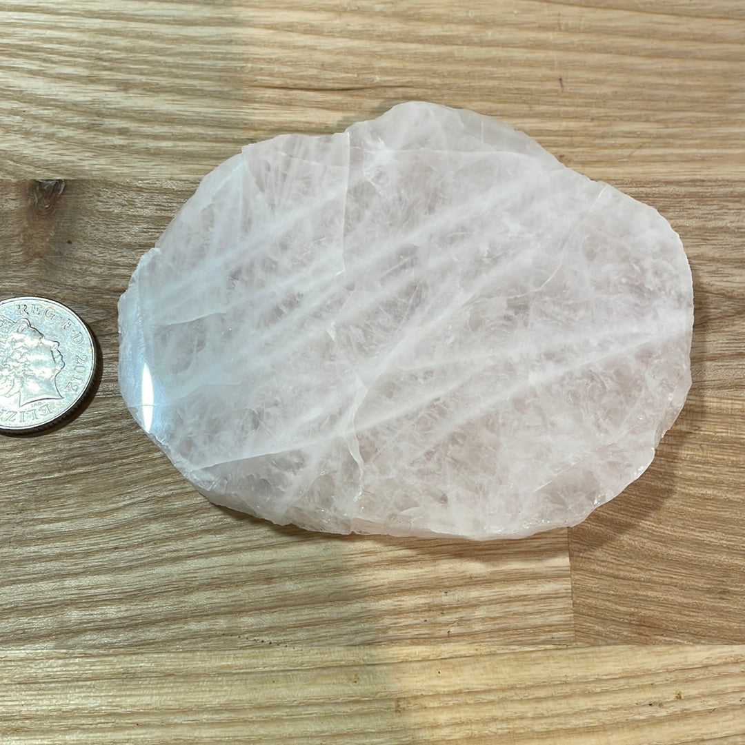 Rose Quartz Slice