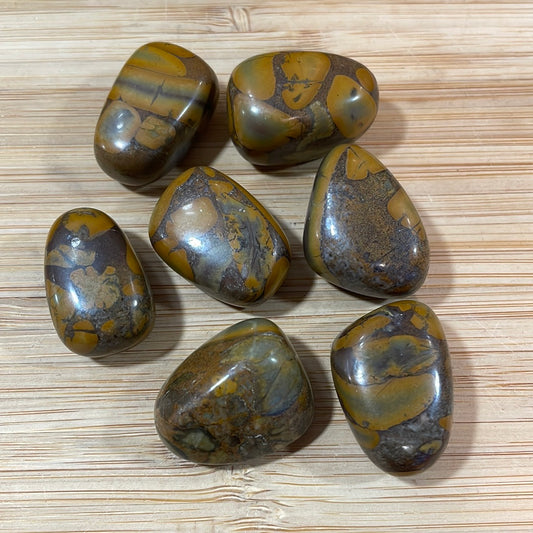Chinese Bamboo (jasper) Tumblestone