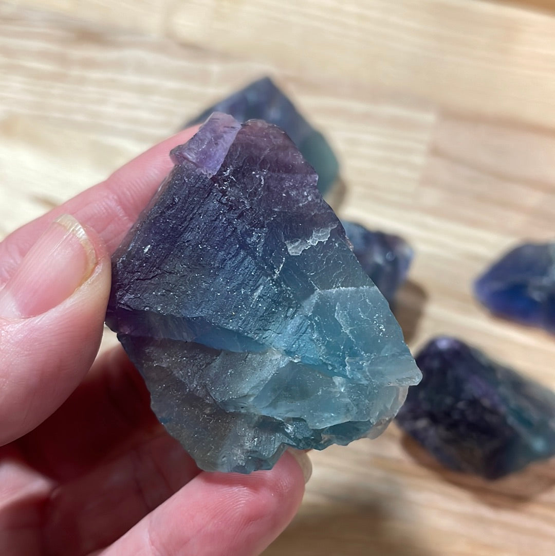 Fluorite Raw pieces - Rainbow