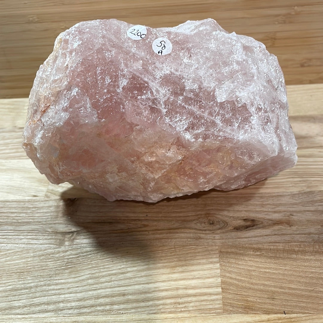 Rose Quartz "A" Grade Raw Boulder