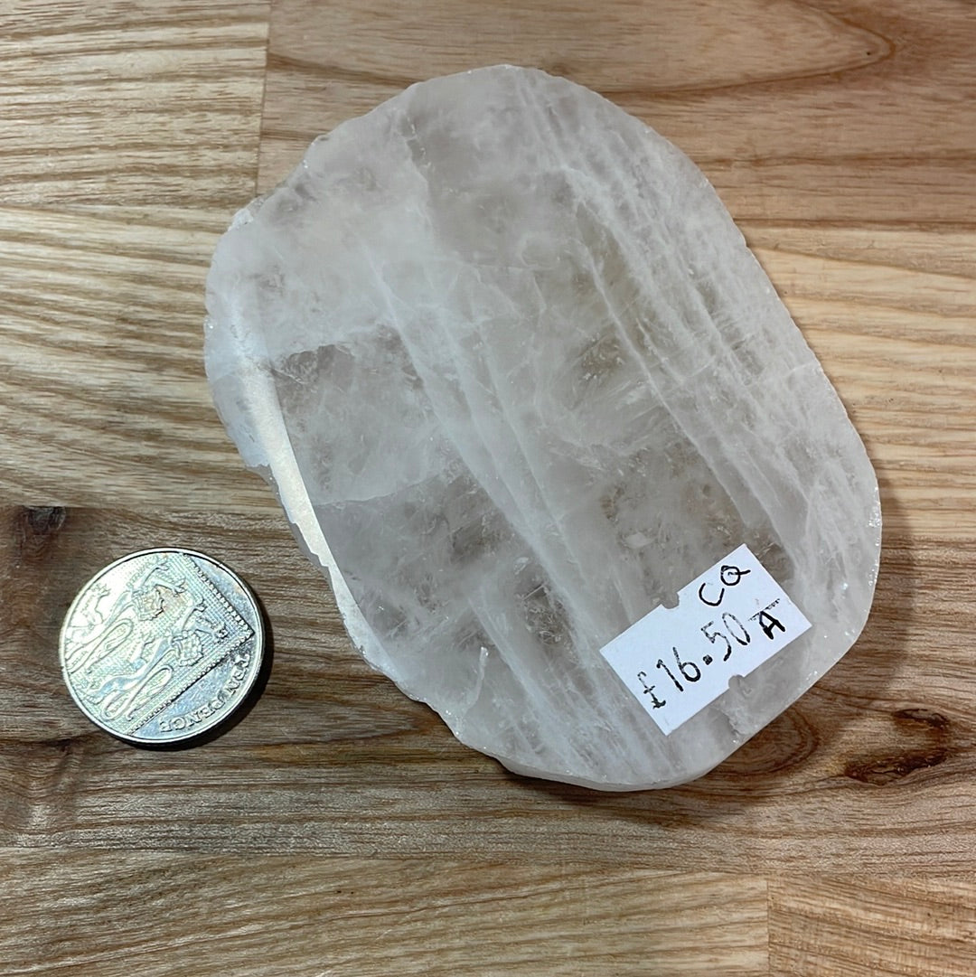 Clear Quartz Slices