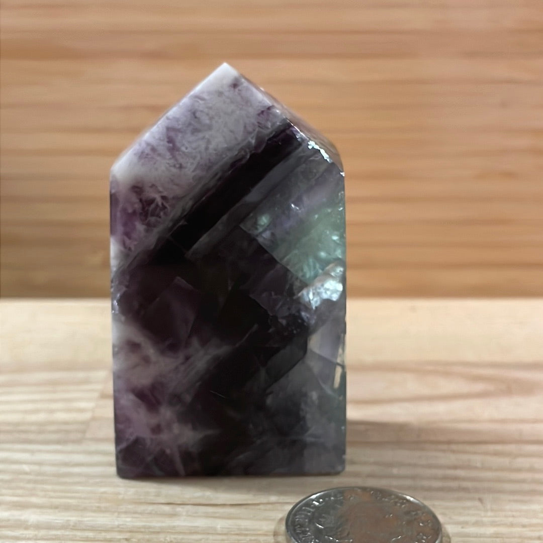 Feather Fluorite Points