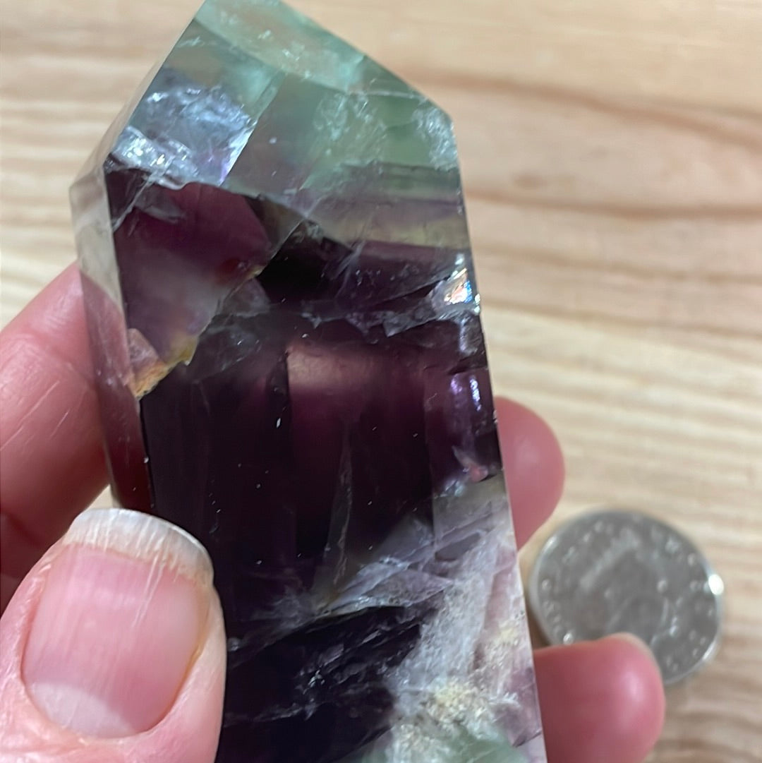 Feather Fluorite Points