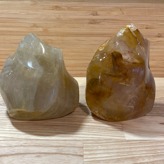 Golden Healer Quartz Flame