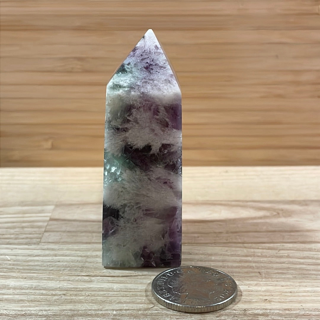 Feather Fluorite Points