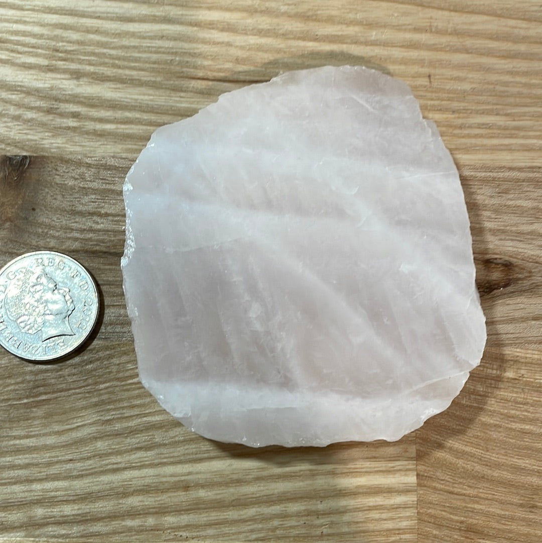 Rose Quartz Slice