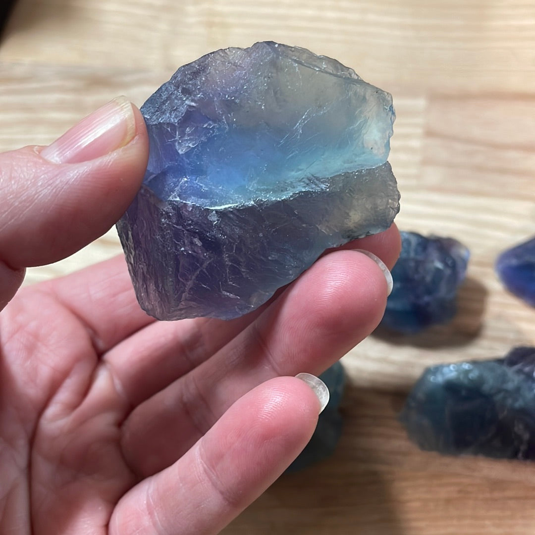 Fluorite Raw pieces - Rainbow