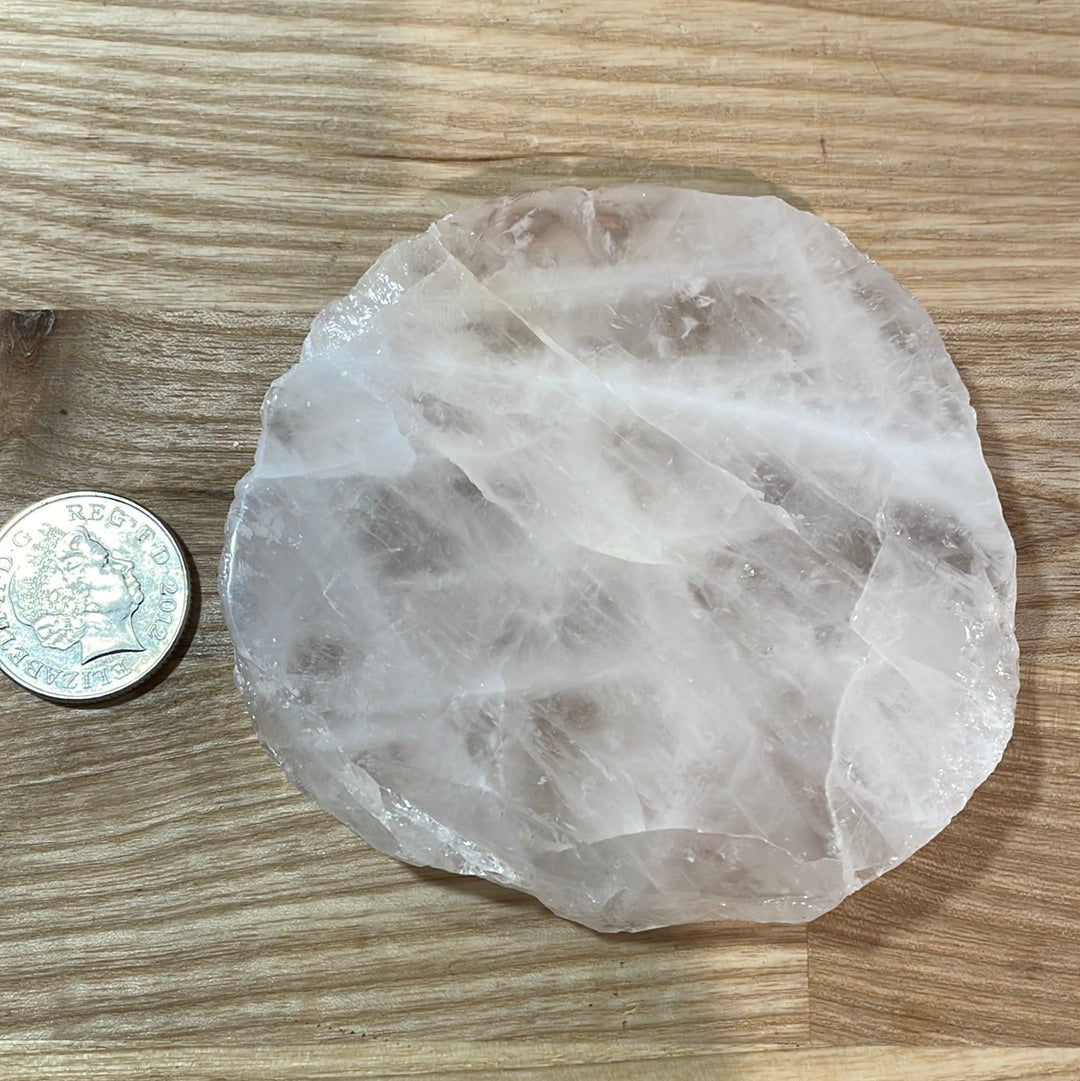 Rose Quartz Slice