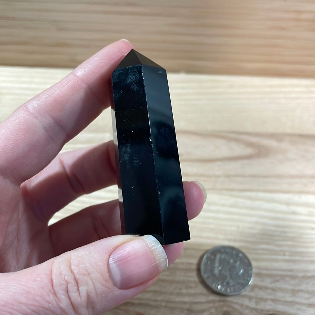 Black Obsidian Points