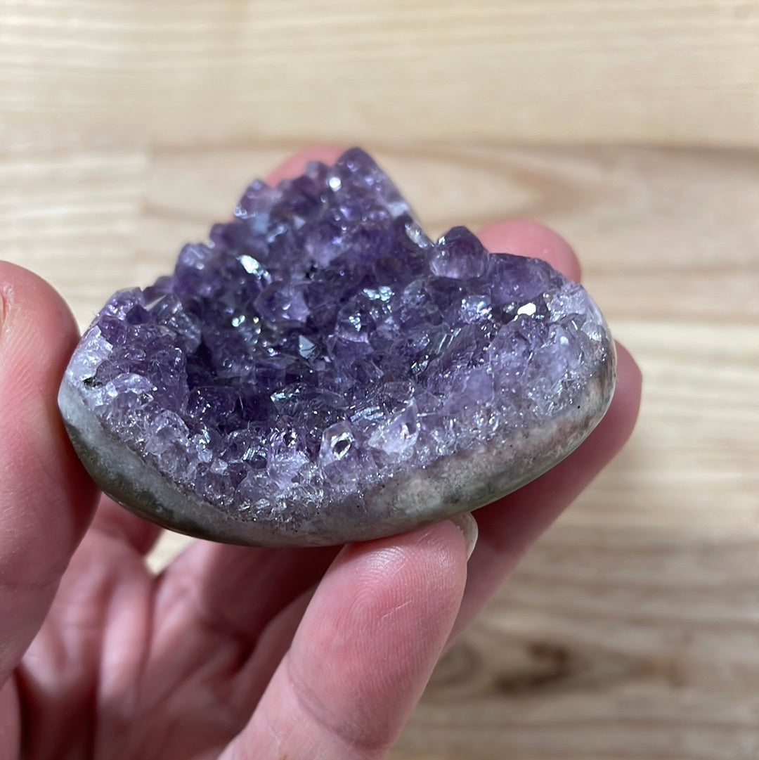 Amethyst Hearts Druzy