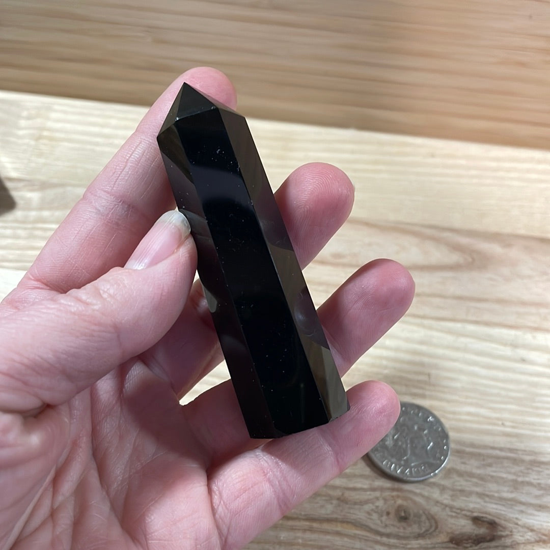 Black Obsidian Points