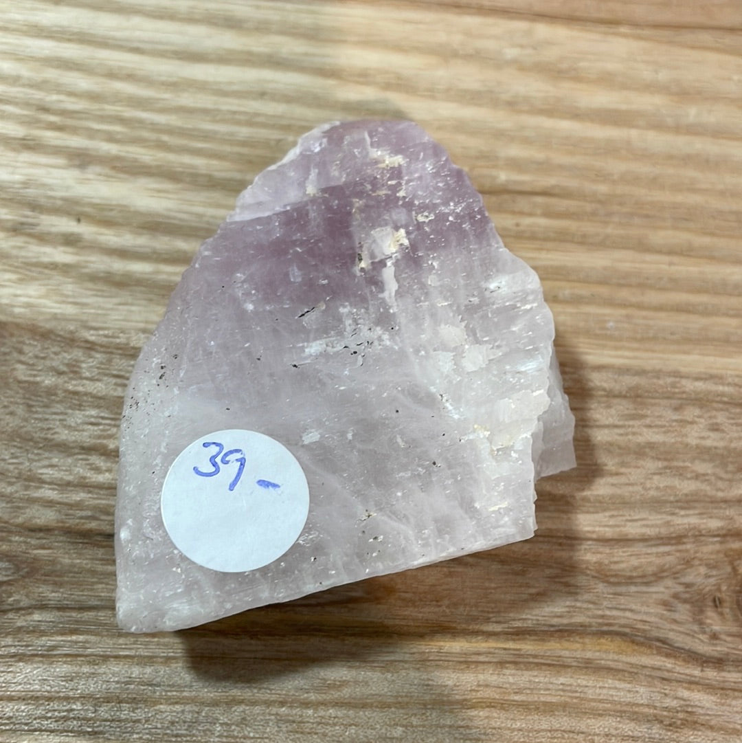 Kunzite A and AA Grade Raw