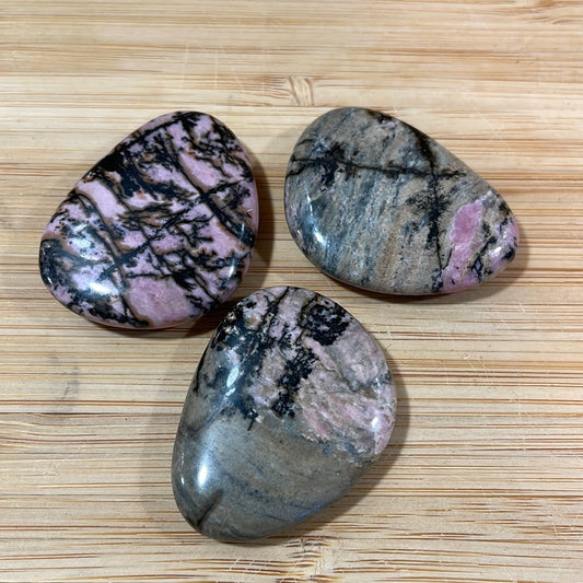 Rhodonite Worry Stone