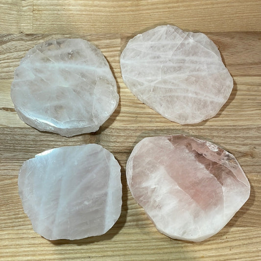 Rose Quartz Slice