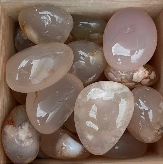 Flower Agate Tumblestones (small)