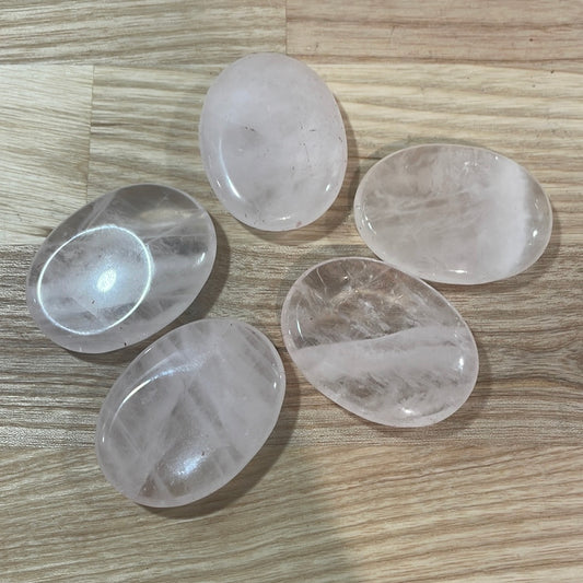 Rose Quartz Thumb Stone